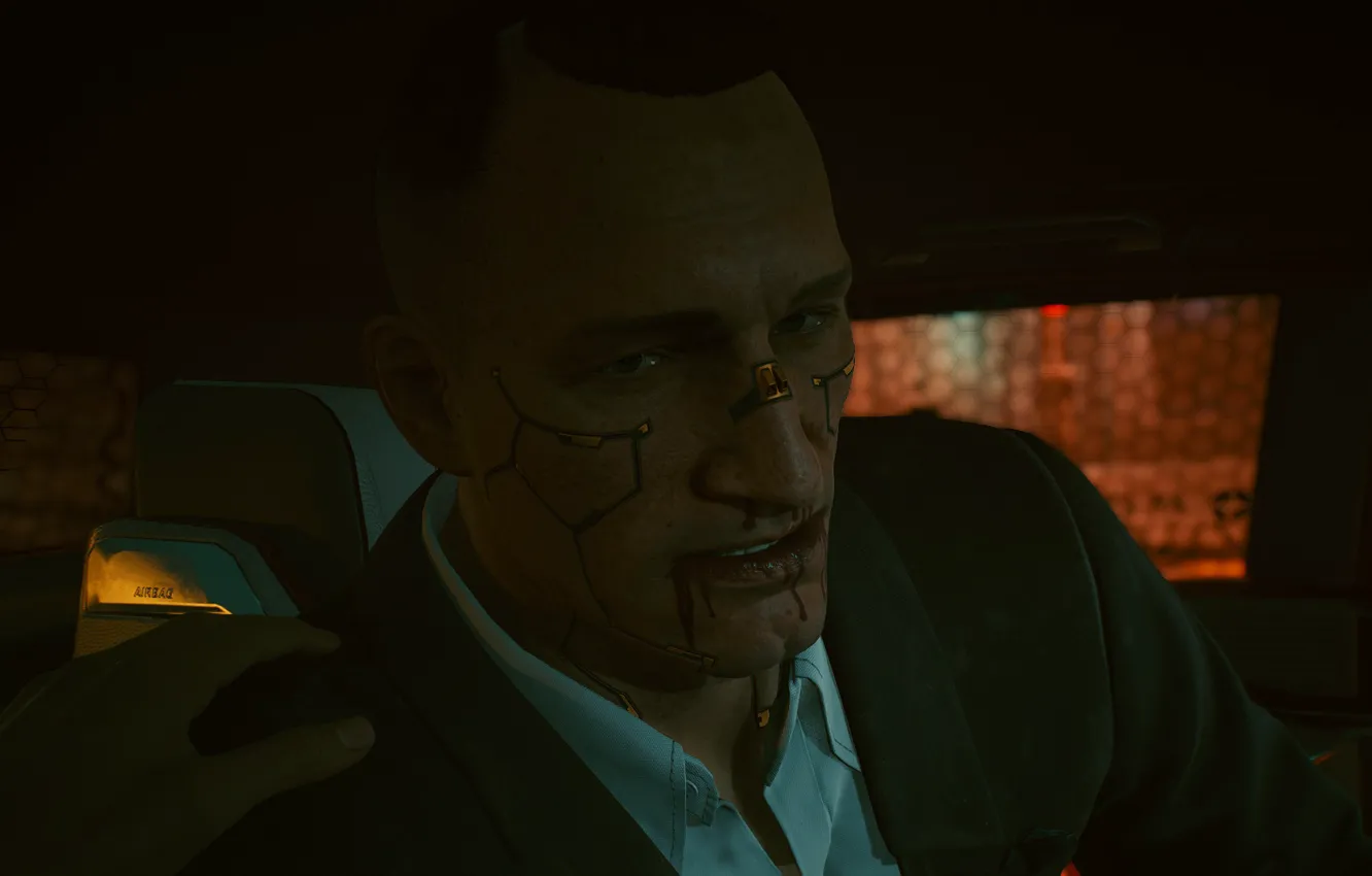 Photo wallpaper each, brothers, Cyberpunk 2077