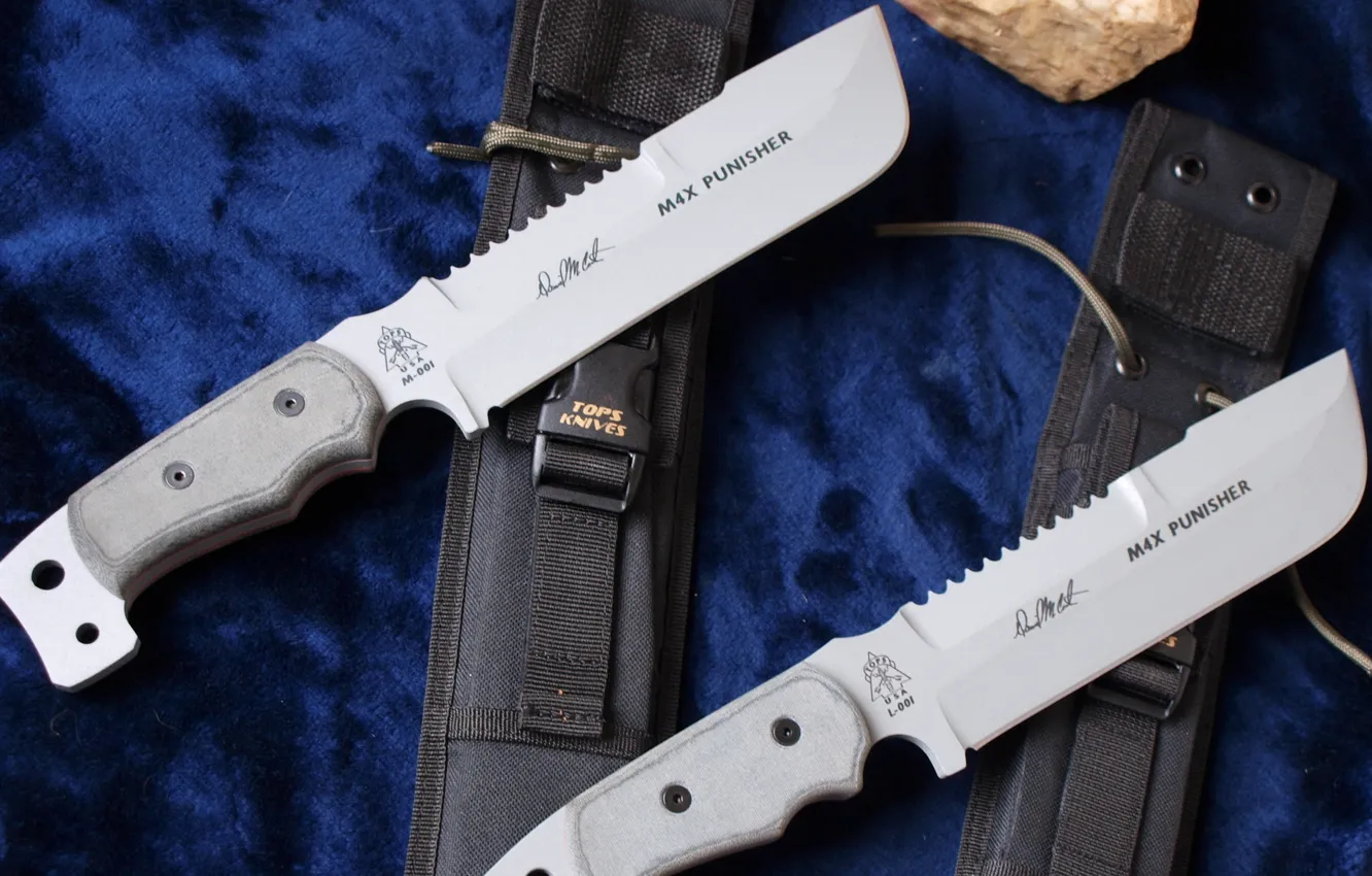 Photo wallpaper white, knife, strap, laces, nail file, sharpening