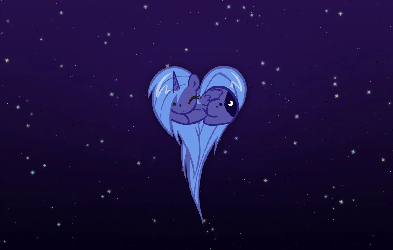 Photo wallpaper My Little Pony, friendship is magic, moon pony