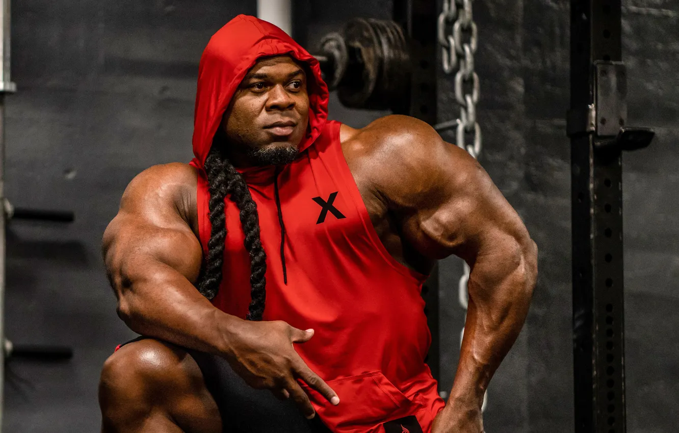 Photo wallpaper man, athlete, bodybuilder, Kai Greene