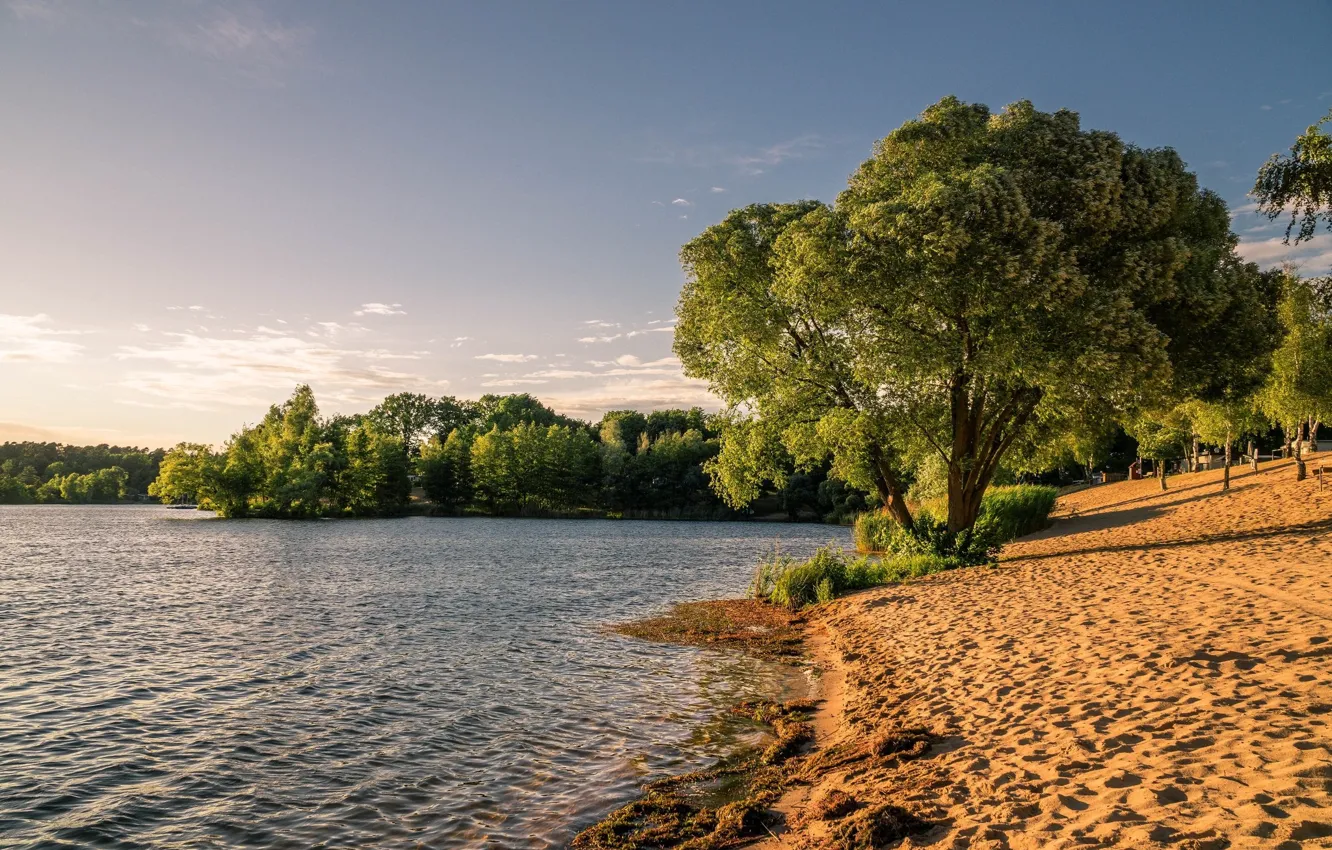 Photo wallpaper summer, landscape, nature, lake, beauty