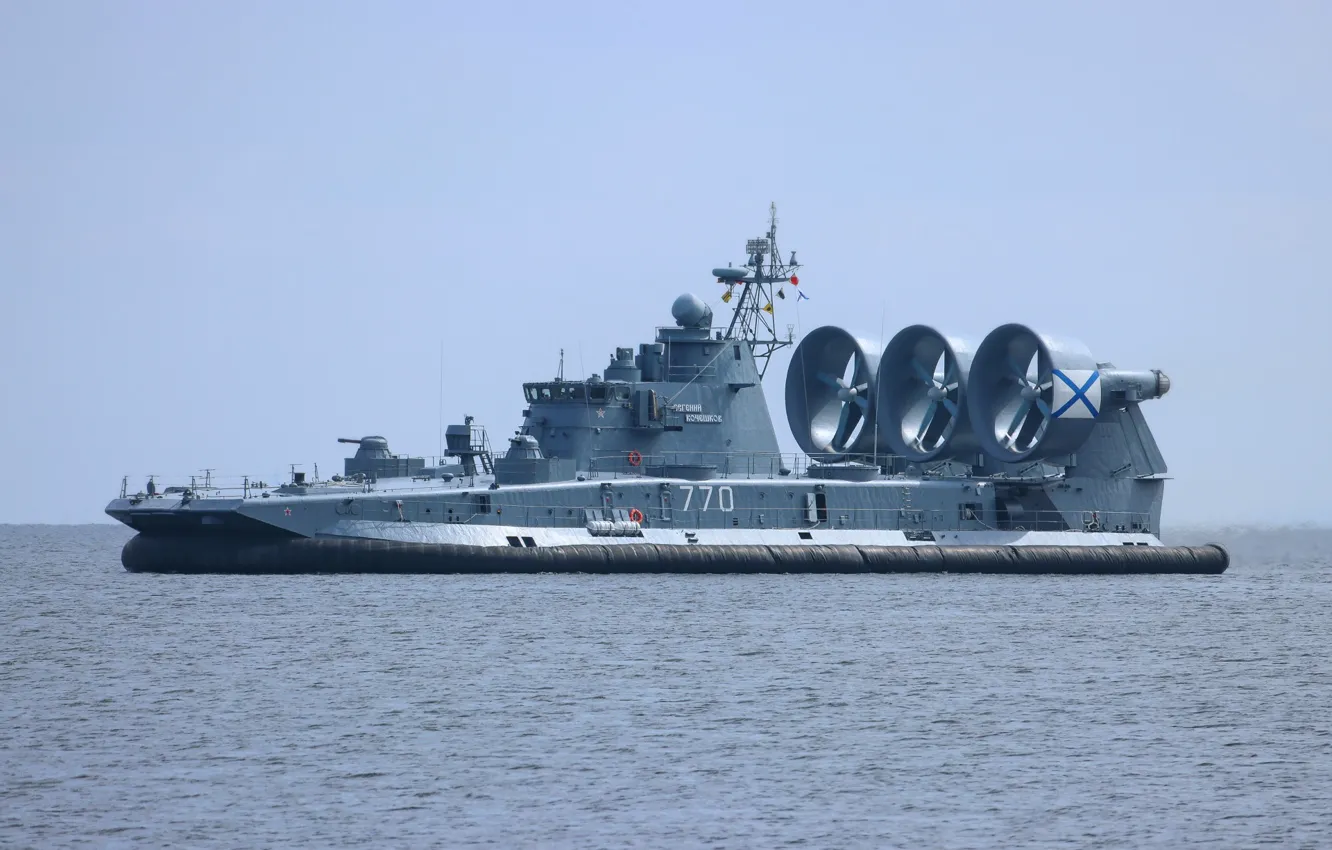 Photo wallpaper ship, small, landing, Eugene Kocheshkov