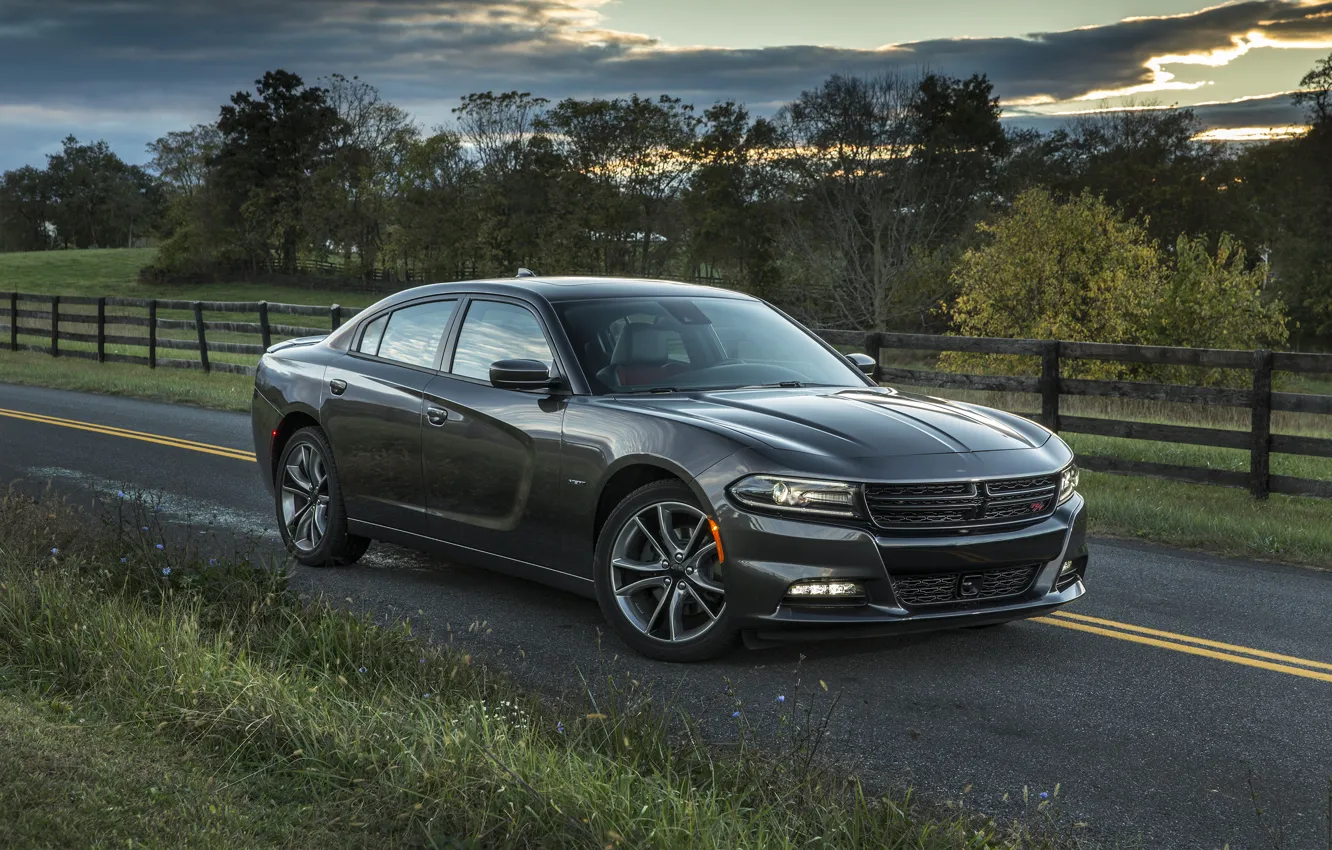 Photo wallpaper Dodge, Charger, R/T, 2015