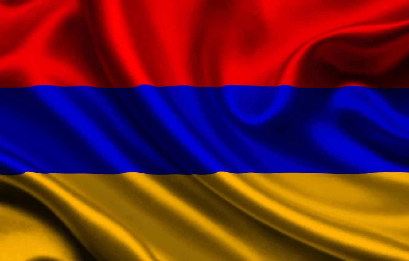 Photo wallpaper Red, Blue, Flag, Orange, Texture, Armenia, Flag, Armenia