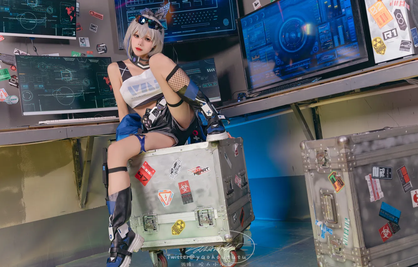 Photo wallpaper girl, cosplay, asian