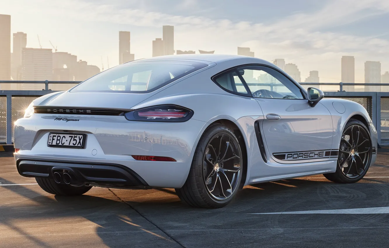 Photo wallpaper Porsche, rear view, exterior, 718, 2023, Cayman Style Edition, Porsche 718 Cayman Style Edition