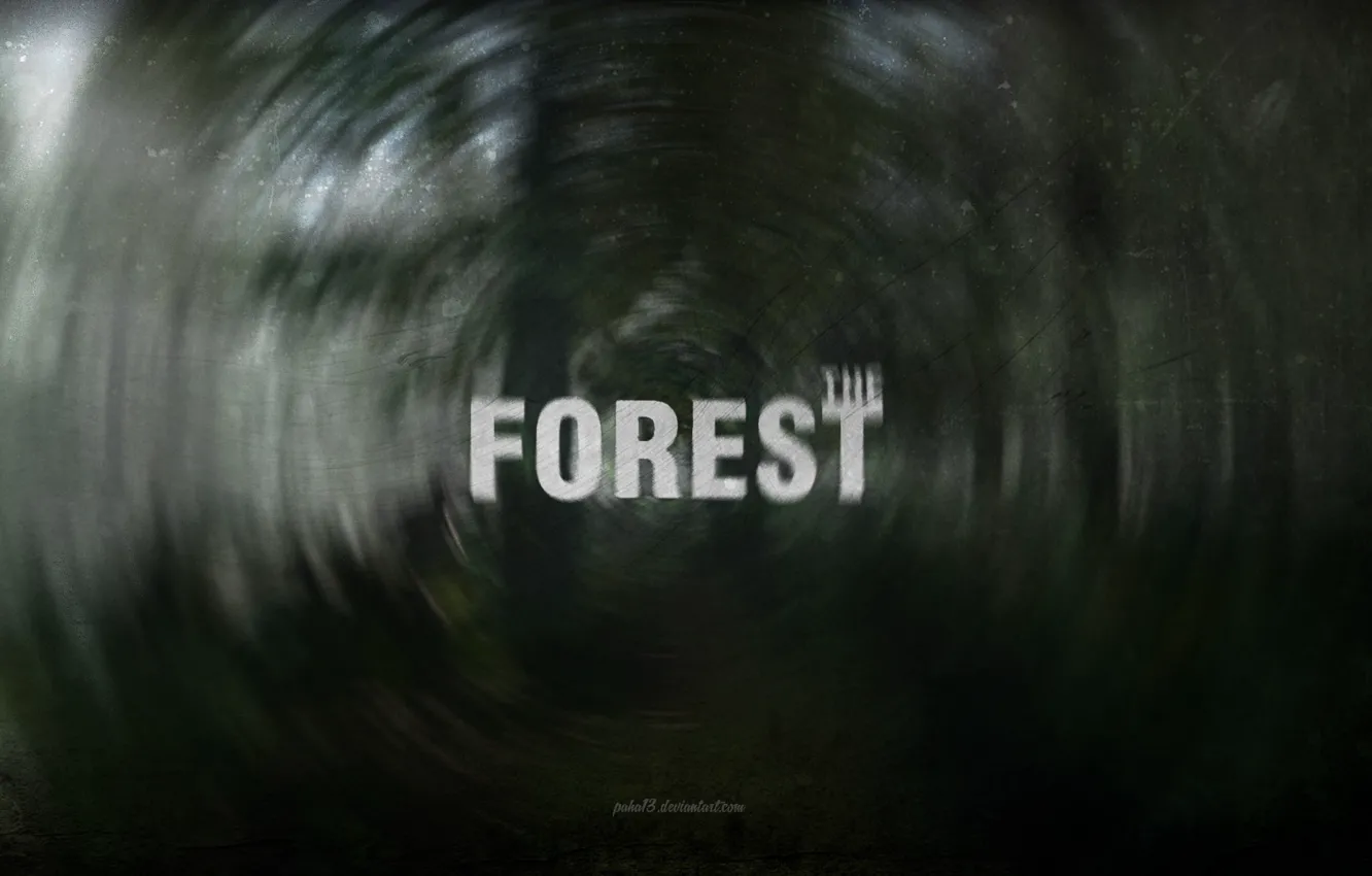 Photo wallpaper the game, zombies, survival, the game, 2014, Survival, The Forest, Kraft