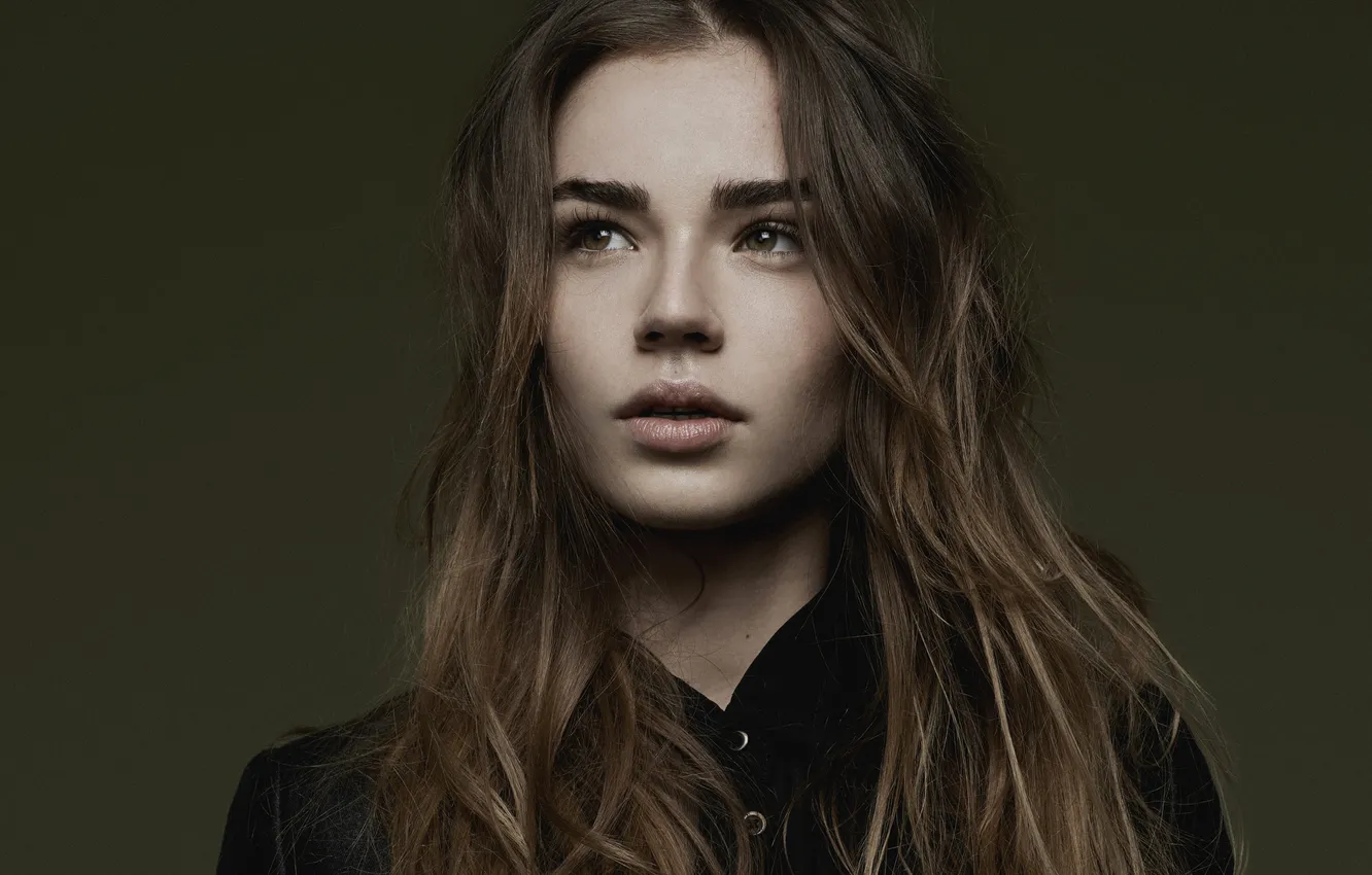 Photo wallpaper girl, portrait, Camille Germain