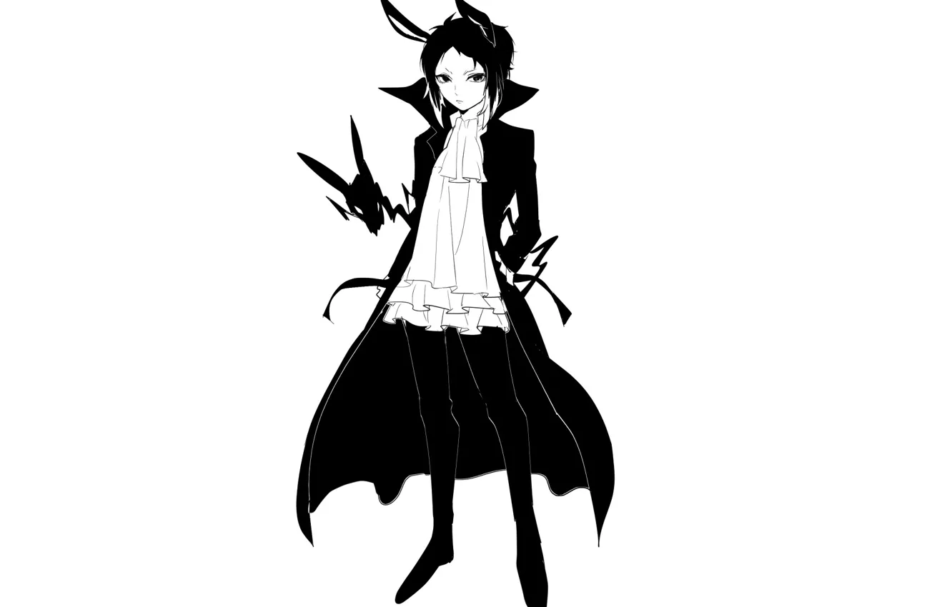 Photo wallpaper power, guy, cloak, Bungou Stray Dogs, Stray Dogs: A Literary Genius, Akutagawa Ryunoske, Akutagawa Ryuunosuke