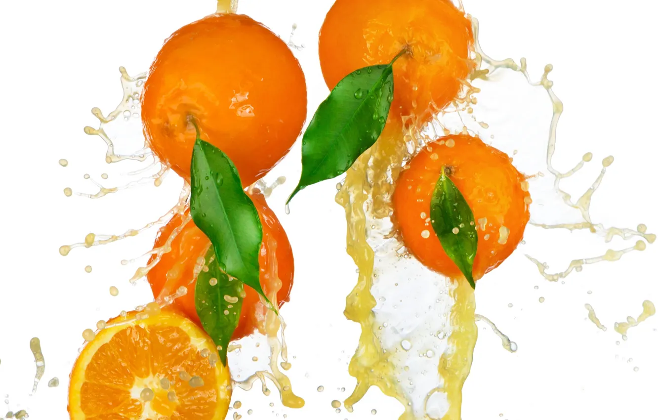 Photo wallpaper drops, squirt, freshness, yellow, lemon, splash, milk, honey