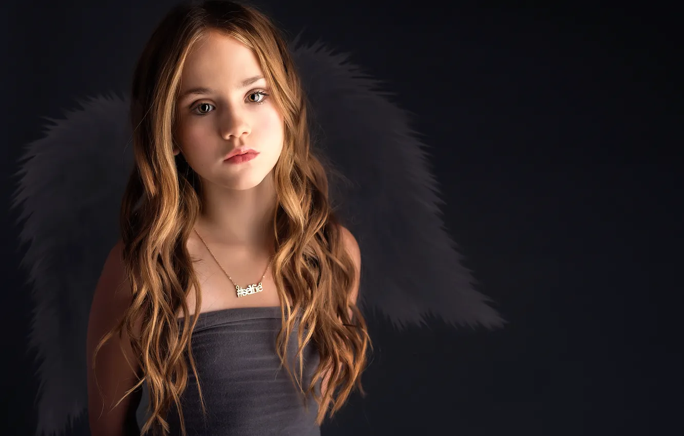 Photo wallpaper wings, girl, Meg Bitton