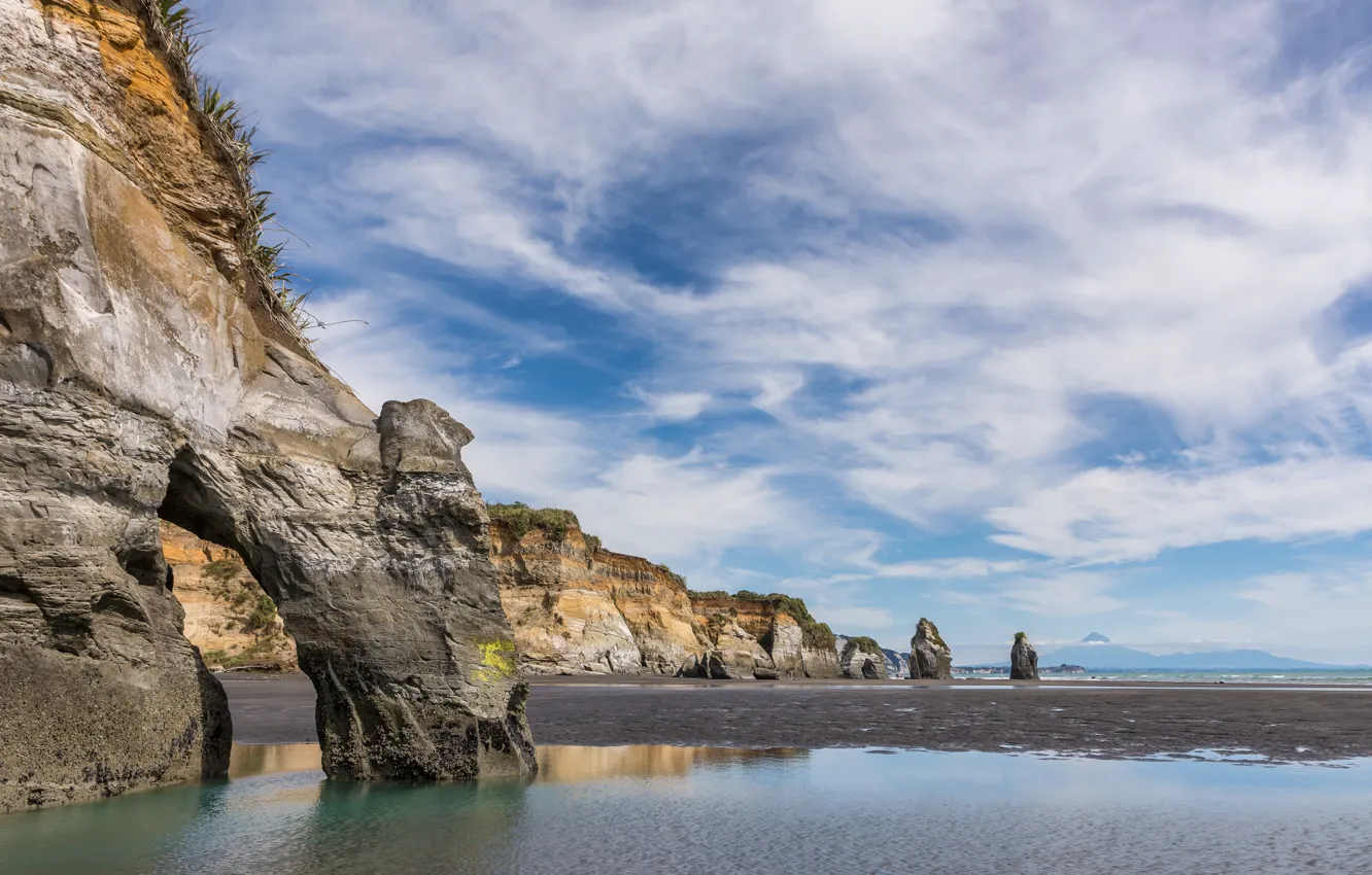 Photo wallpaper sea, nature, shore