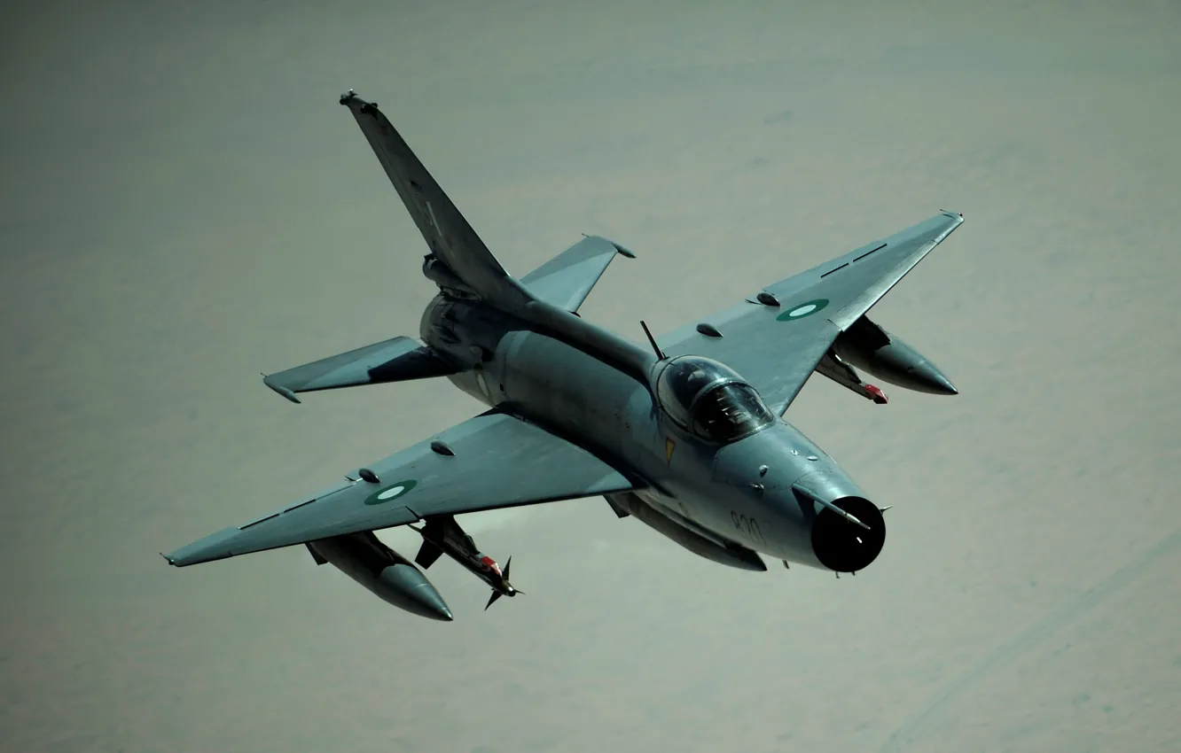 Photo wallpaper Pakistan air force, Chengdu J-7, Chengdu