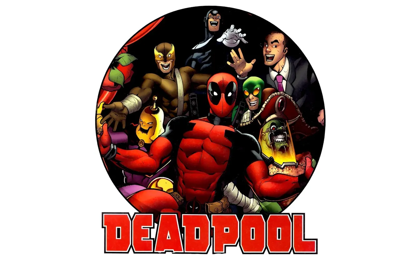 Photo wallpaper Deadpool, Marvel, Deadpool, comic, comics, Wade Wilson, Marvel, Wade Wilson
