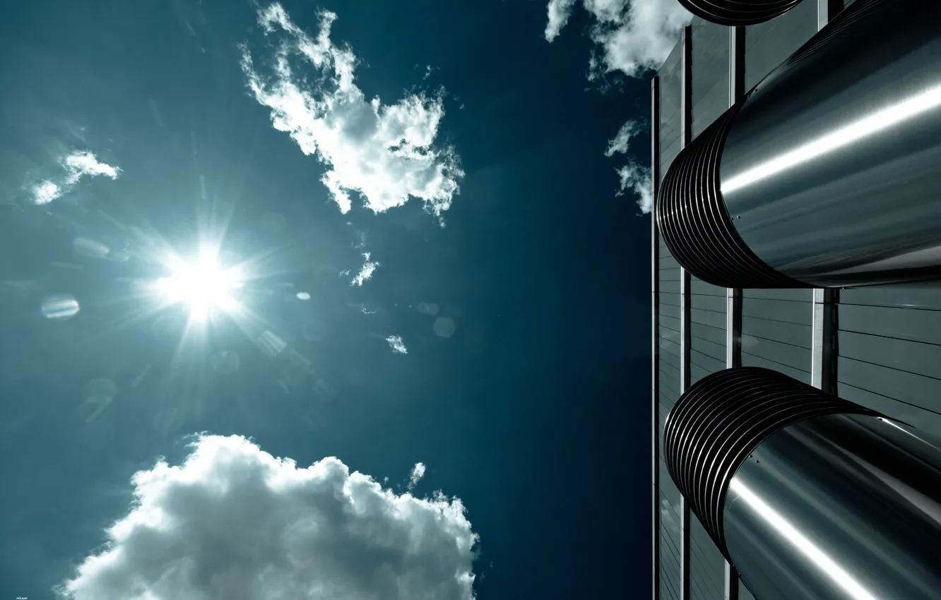 Photo wallpaper sky, Future, urban