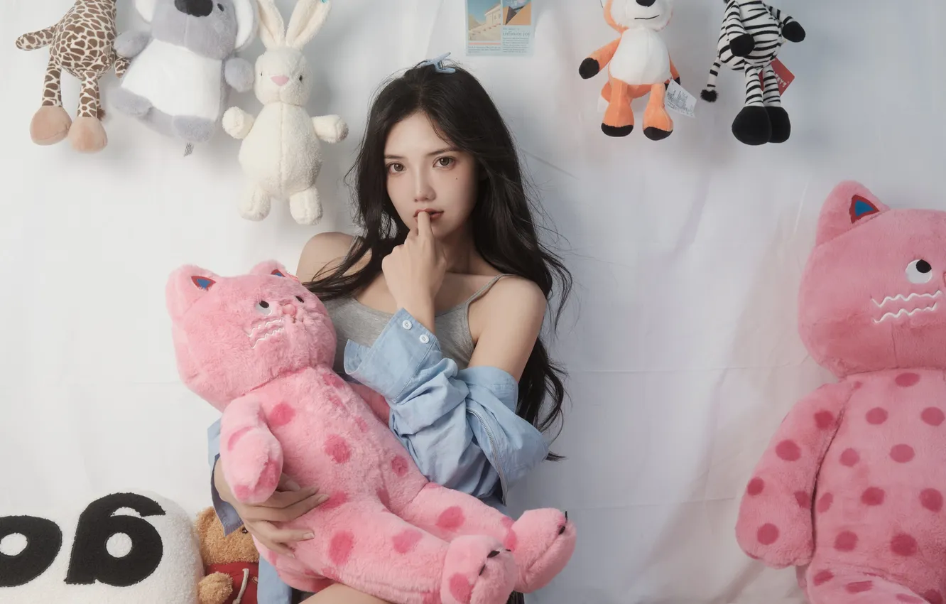 Photo wallpaper woman, beautiful, model, pretty, asian, cute, dolls, Petite