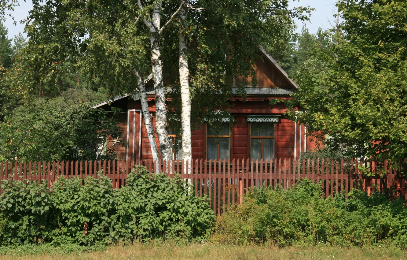 Photo wallpaper nature, background, Wallpaper, home, interior, village, picture