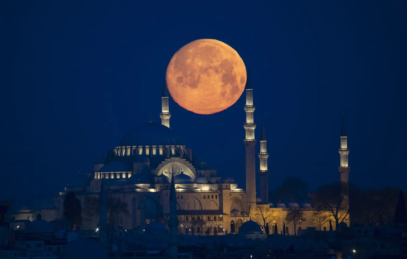 Photo wallpaper Istanbul, Turkey, Suleymaniye Mosque