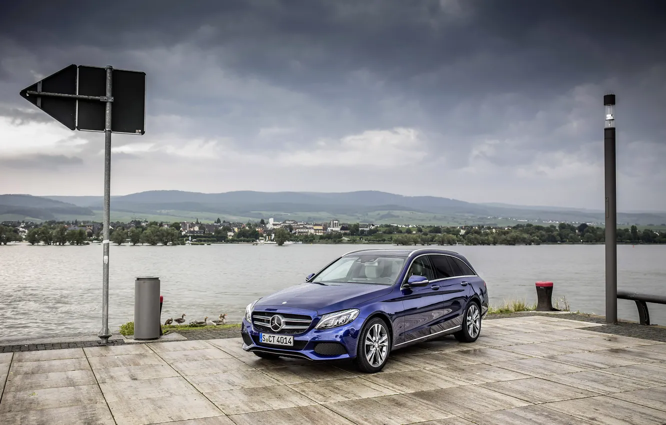 Photo wallpaper Mercedes-Benz, Mercedes, 2014, Estate, S205, Avantgarde, C 250