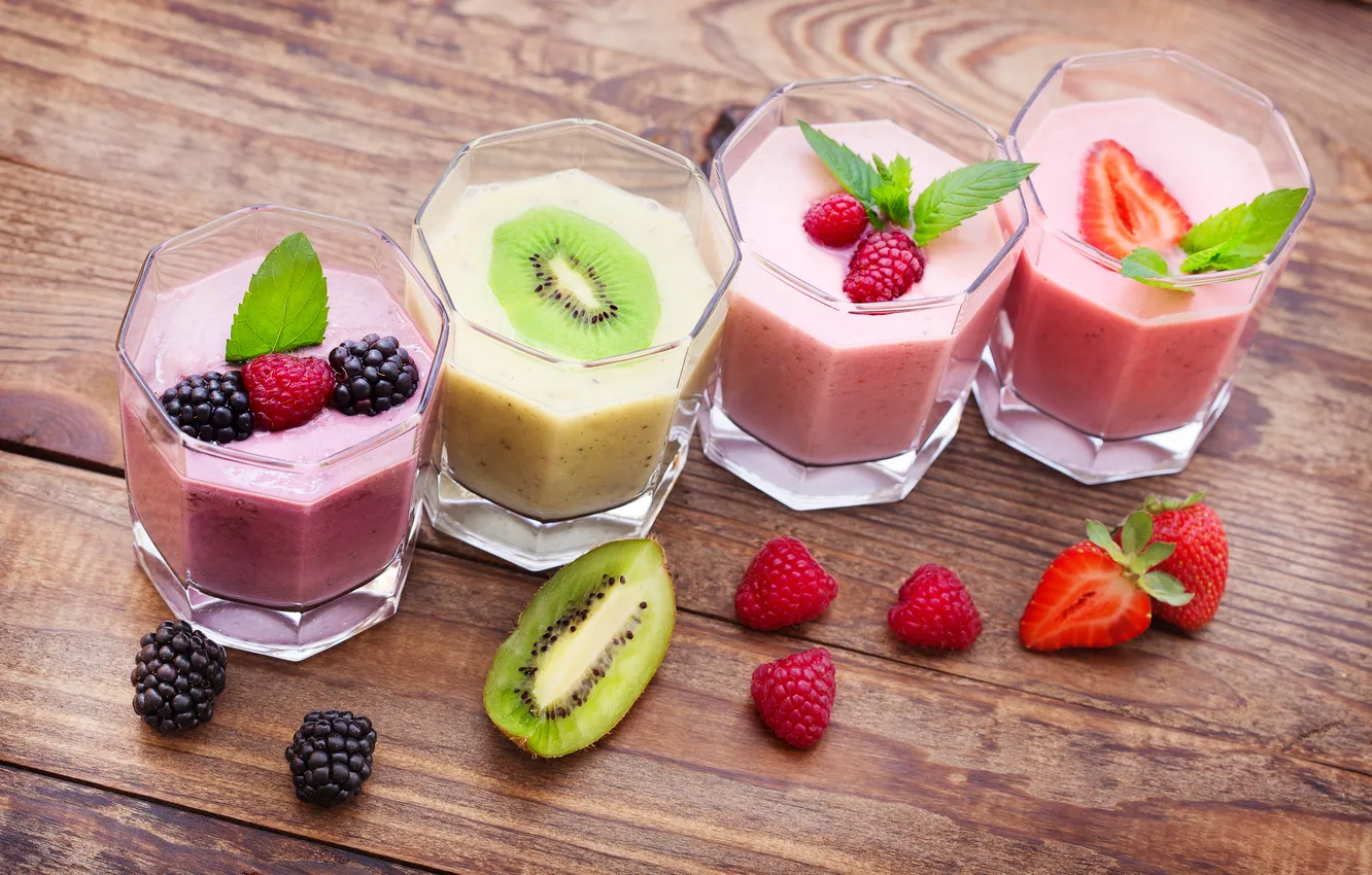 Photo wallpaper cocktail, fruit, fresh, fruit, drink, cocktail, milk, smoothie