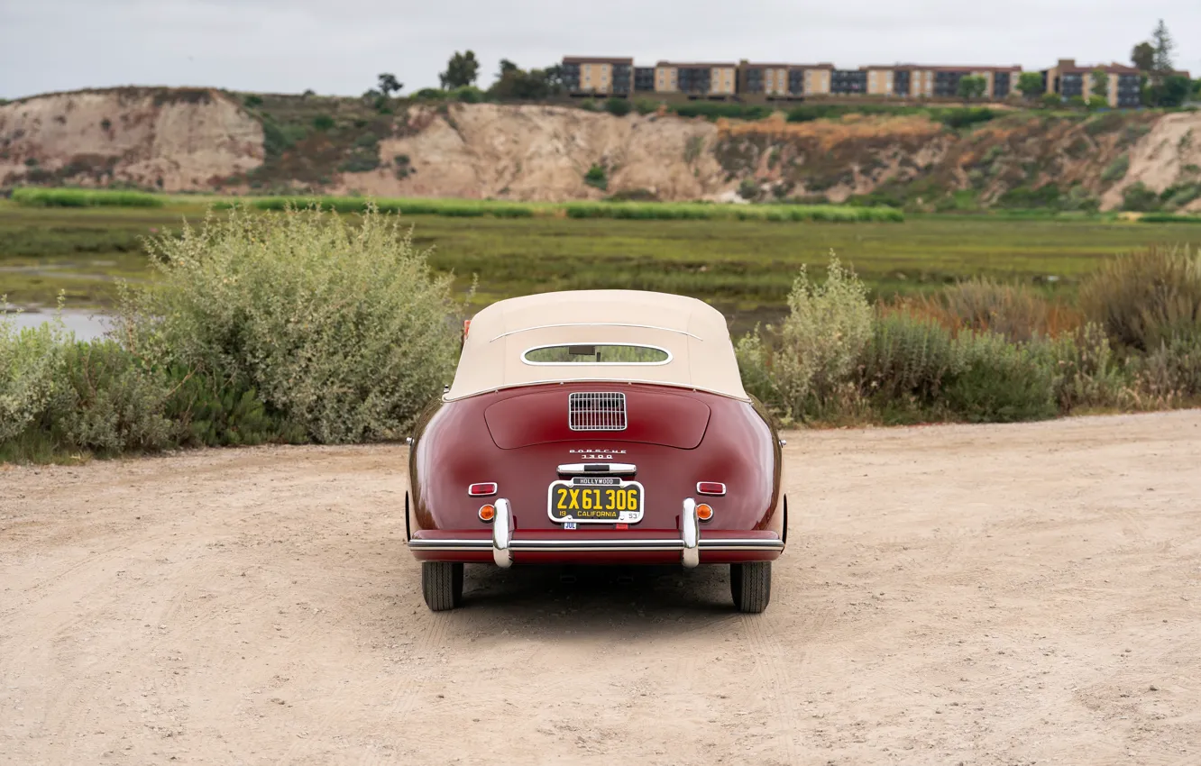 Photo wallpaper Porsche, 1953, 356, Porsche 356 1300 Cabriolet