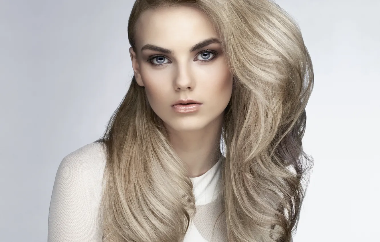 Photo wallpaper girl, style, makeup, hairstyle, curls, Mayer George