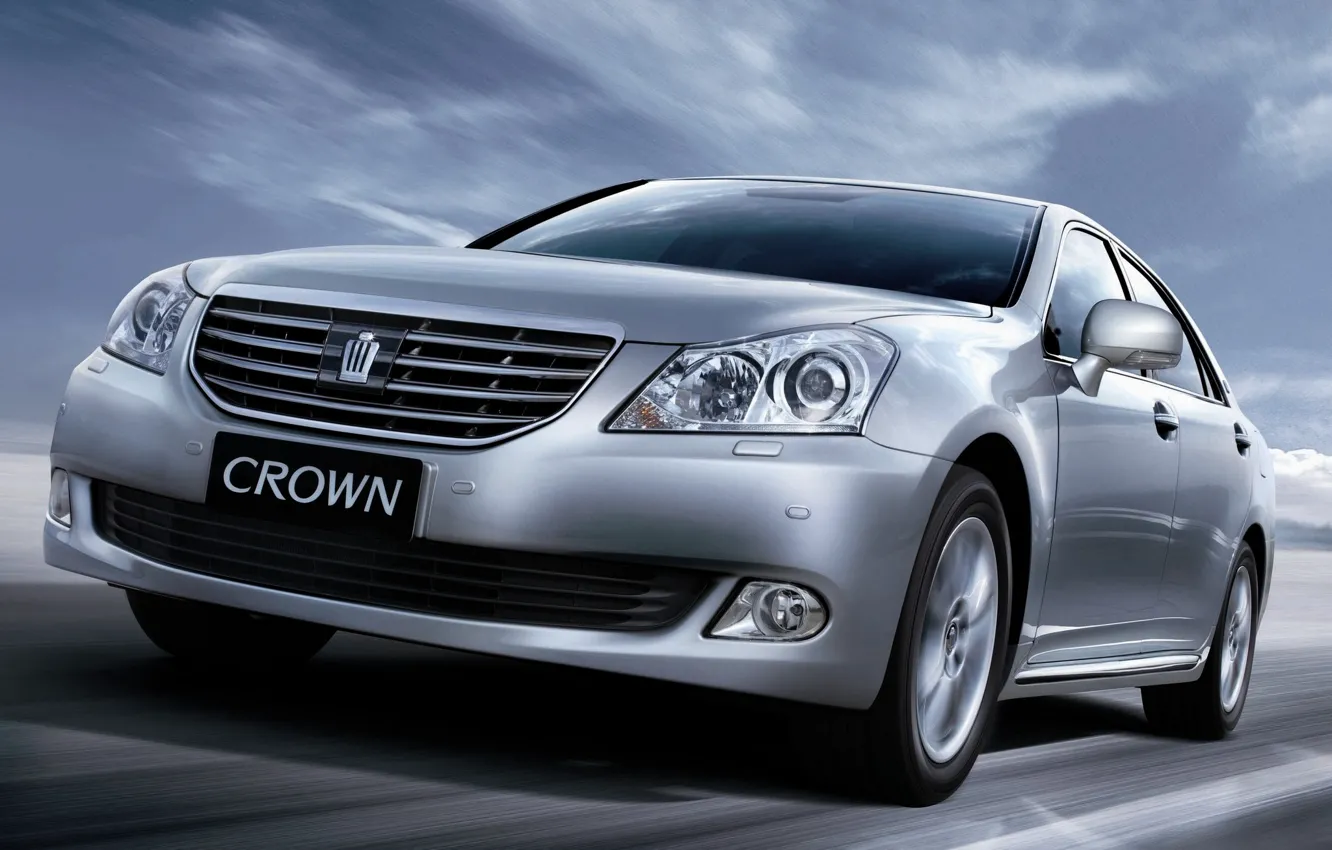 Photo wallpaper car, machine, cars, Toyota, auto, wallpapers, crown, Toyota