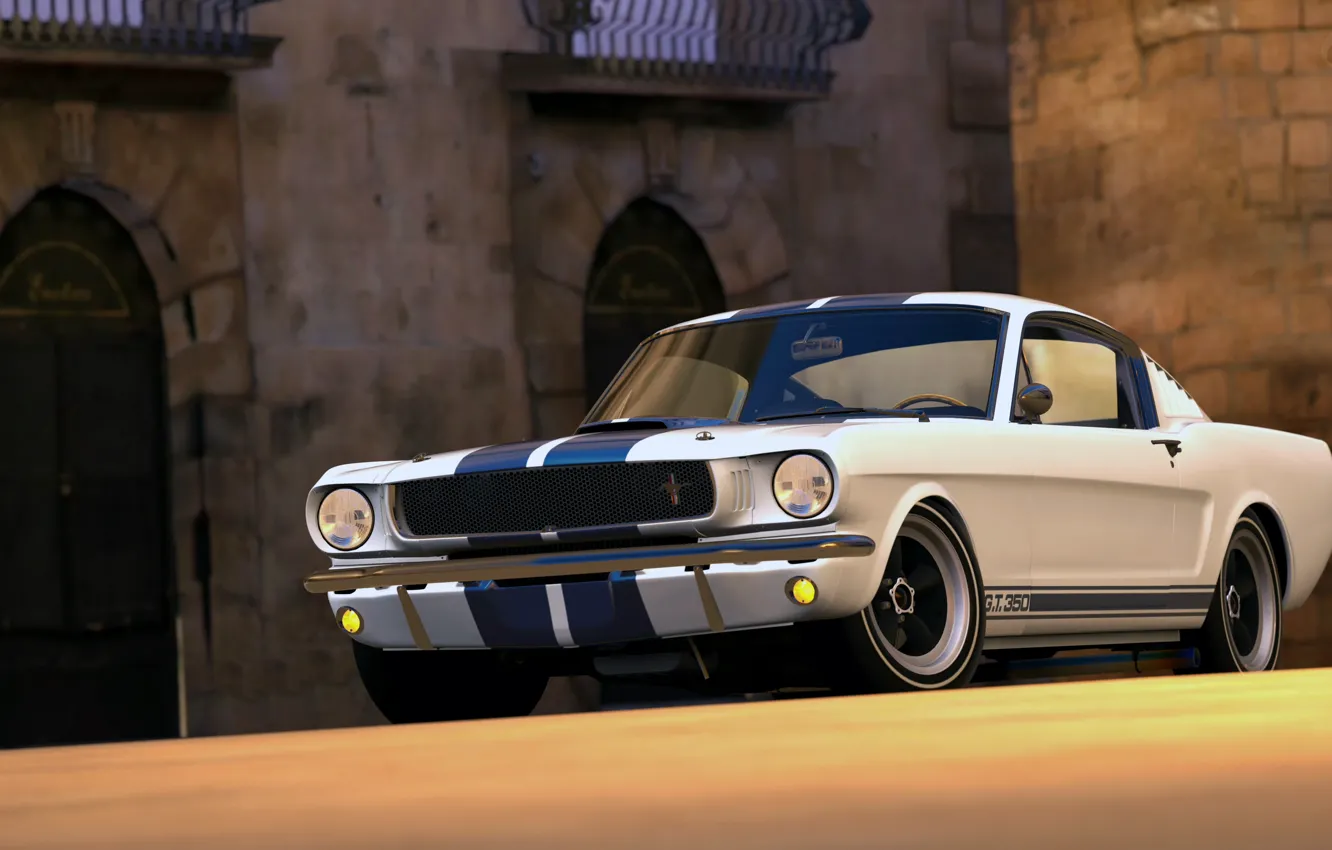 Photo wallpaper Mustang, Ford, Shelby, 1965