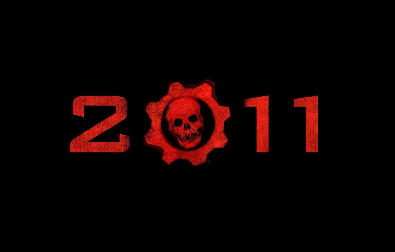 Photo wallpaper skull, game, Gears of War 3, ot Zeus