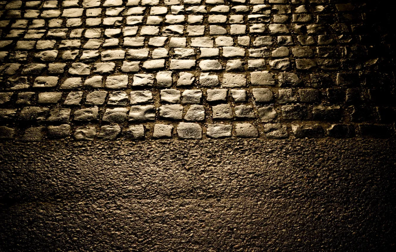 Photo wallpaper night, street, macadam