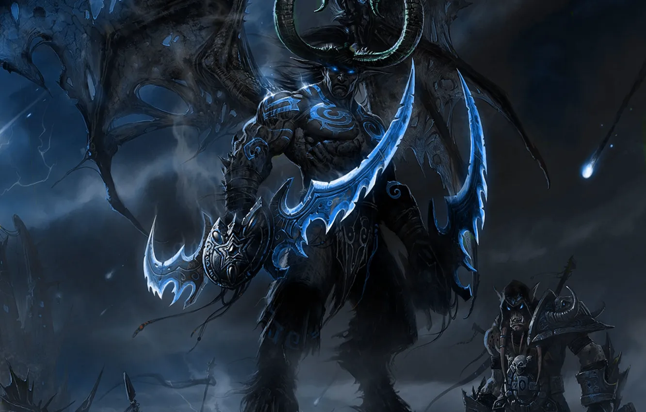 Photo wallpaper demon, Illidan, wow