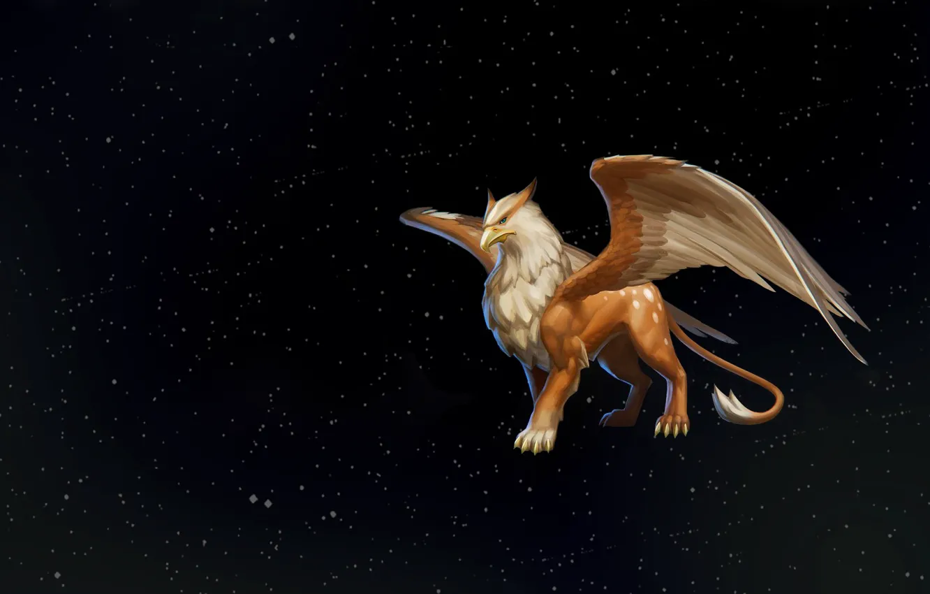 Photo wallpaper the game, fantasy, art, Griffin, the legend of the Vampire