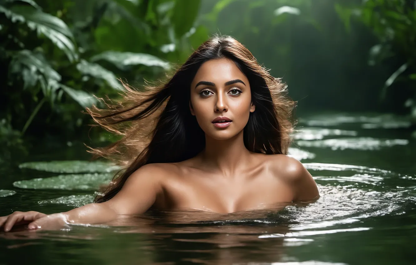 Photo wallpaper girl, hot, sexy, fashion, eyes, smile, beautiful, figure