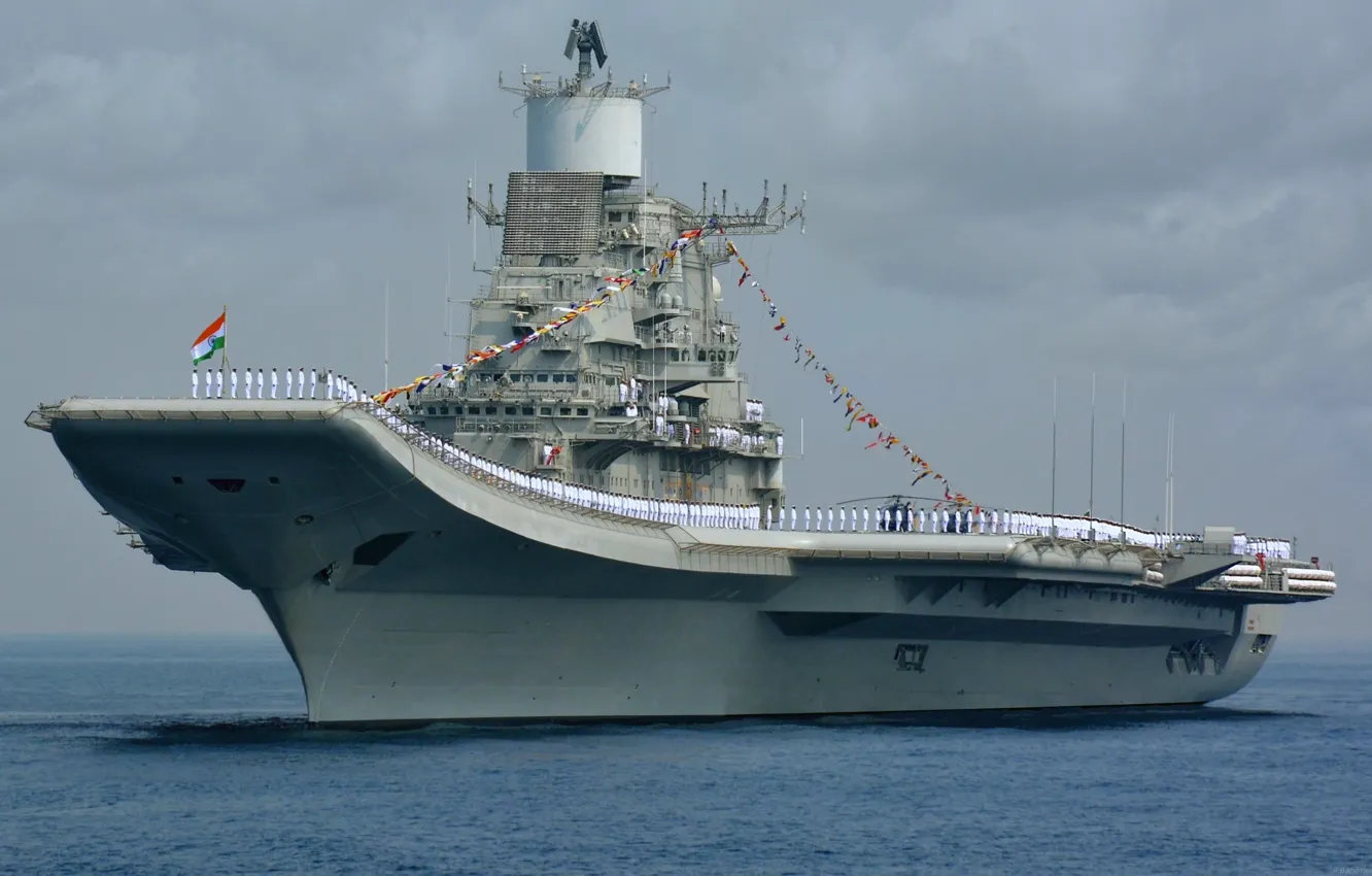 Photo wallpaper the carrier, The Indian Navy, THE Vikramatidya
