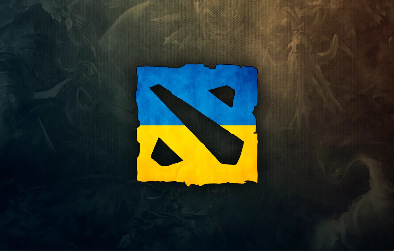 Photo wallpaper the game, logo, logo, Ukraine, ukraine, dota 2