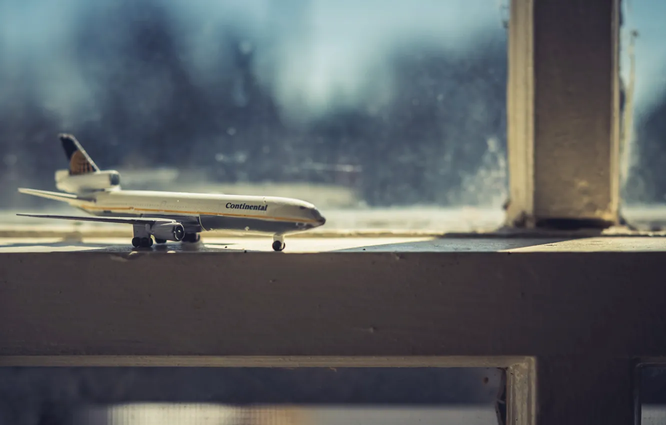 Photo wallpaper background, window, the plane