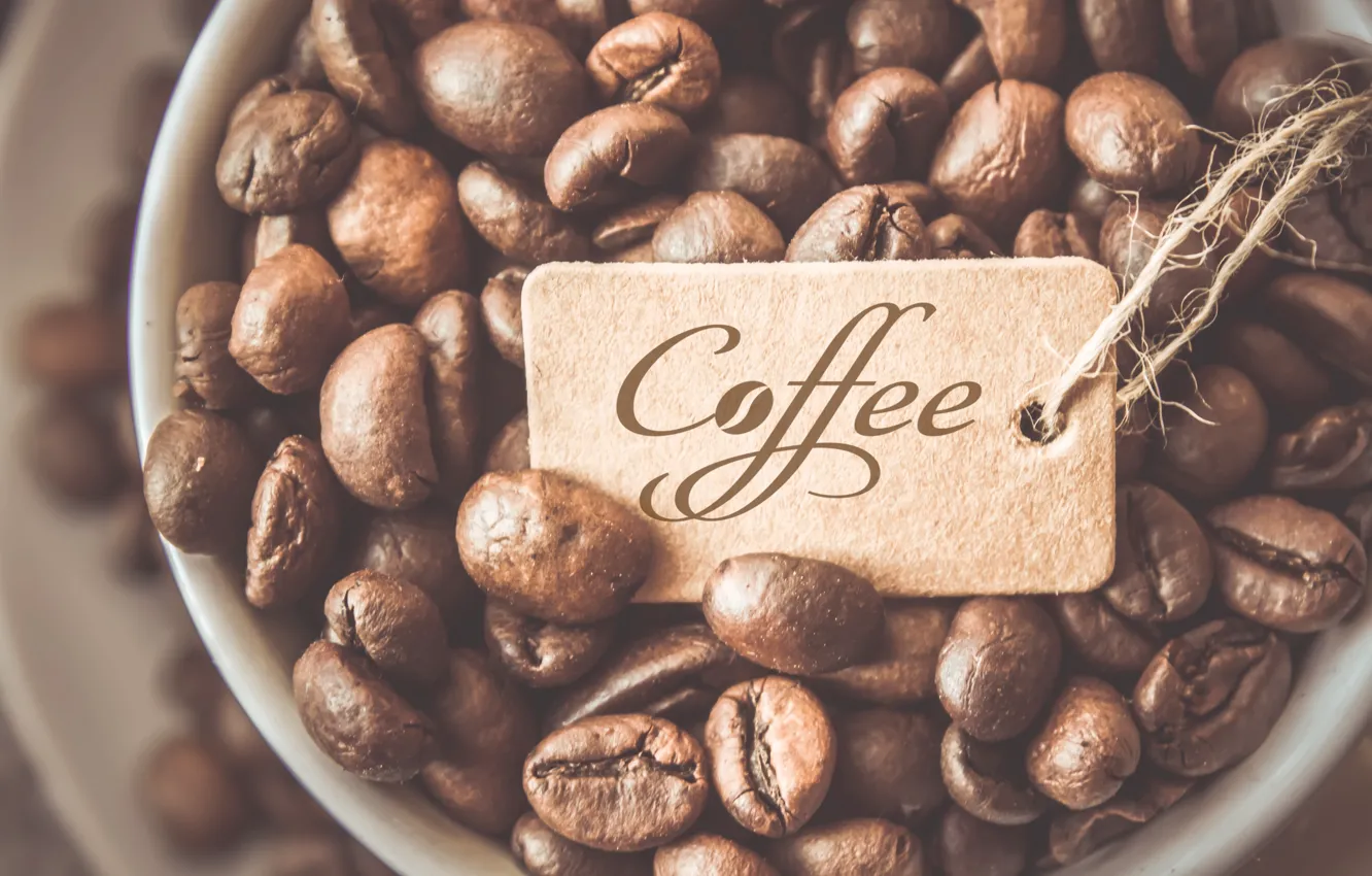 Photo wallpaper coffee, grain, coffee beans