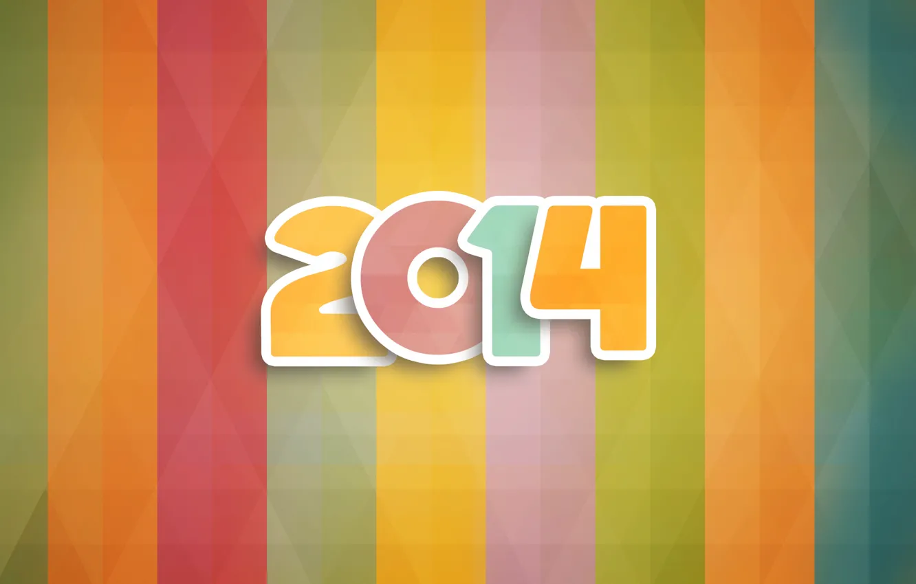 Photo wallpaper abstraction, new year, 2014