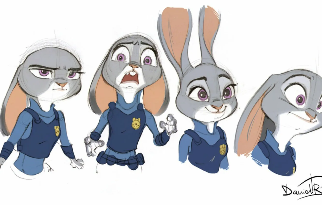 Photo wallpaper cartoon, 2016, Zootopia, Zeropolis, Judy., Judy Hops, Zaychiha