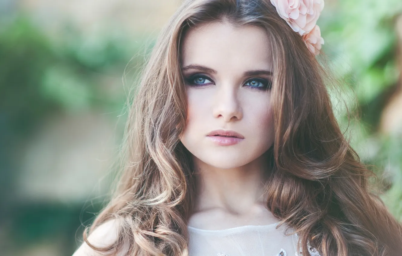 Photo wallpaper look, portrait, Marina Yers