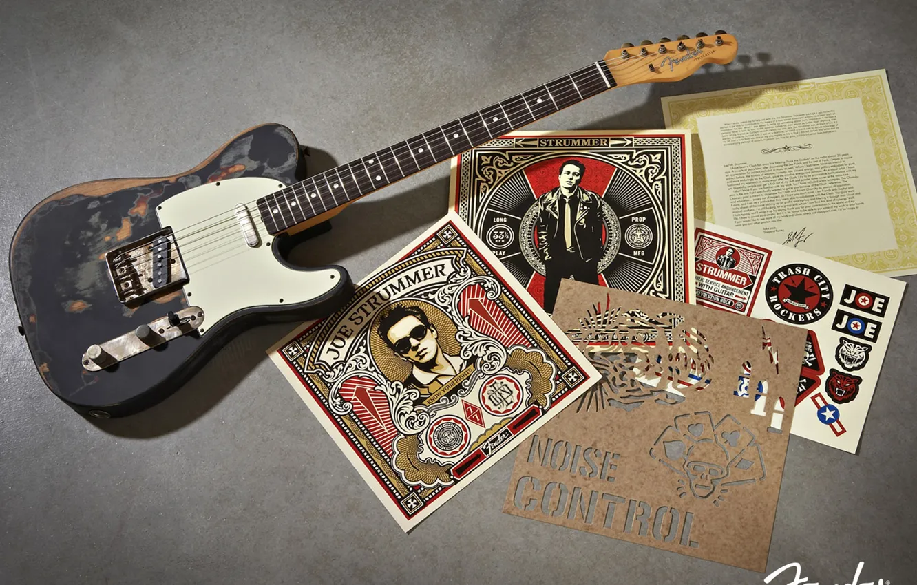 Photo wallpaper Rock, fender, Telecaster, Fender, Guitars, Telecaster