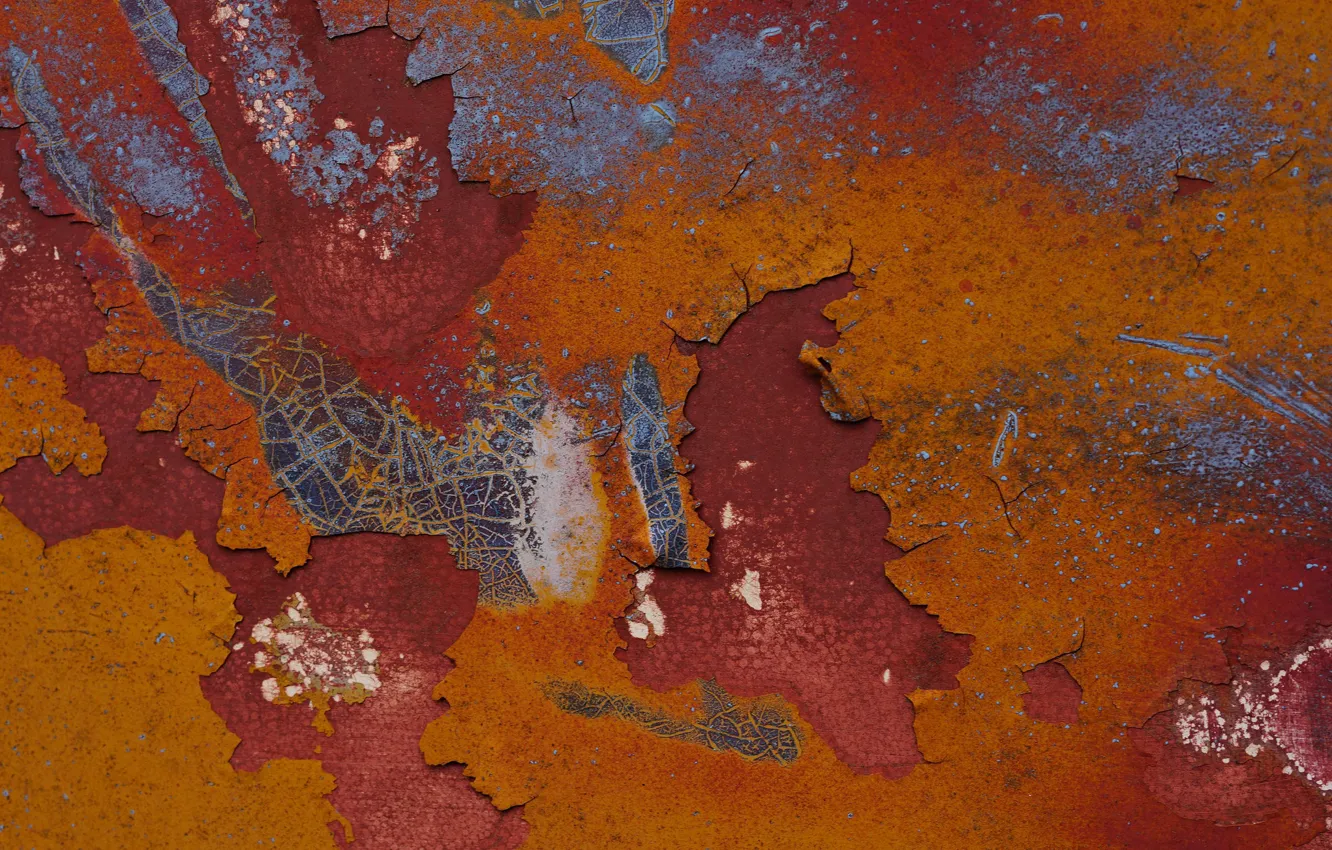 Photo wallpaper surface, metal, rust