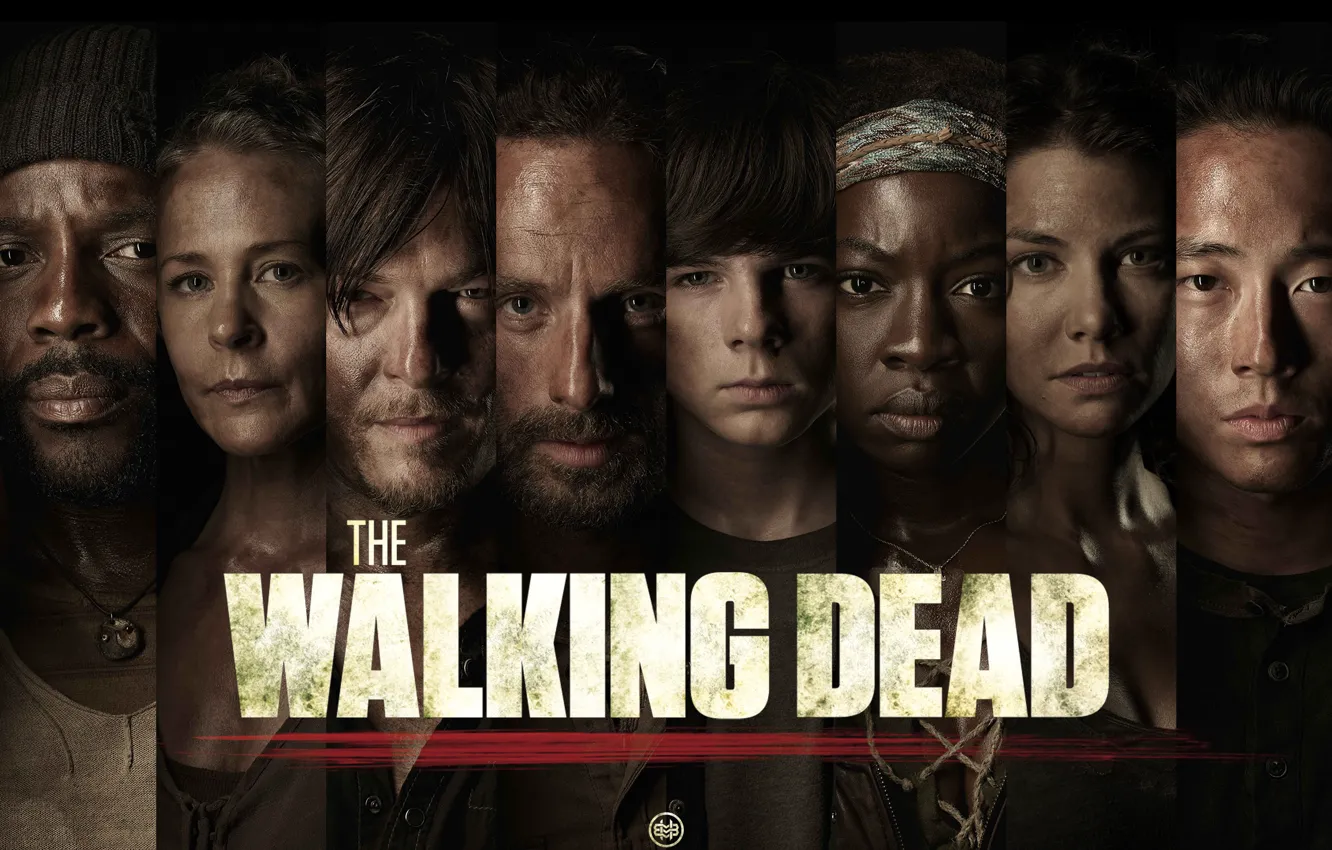 Photo wallpaper Maggie, Maggie, the series, Carl, The Walking Dead, The walking dead, Michonne, Rick
