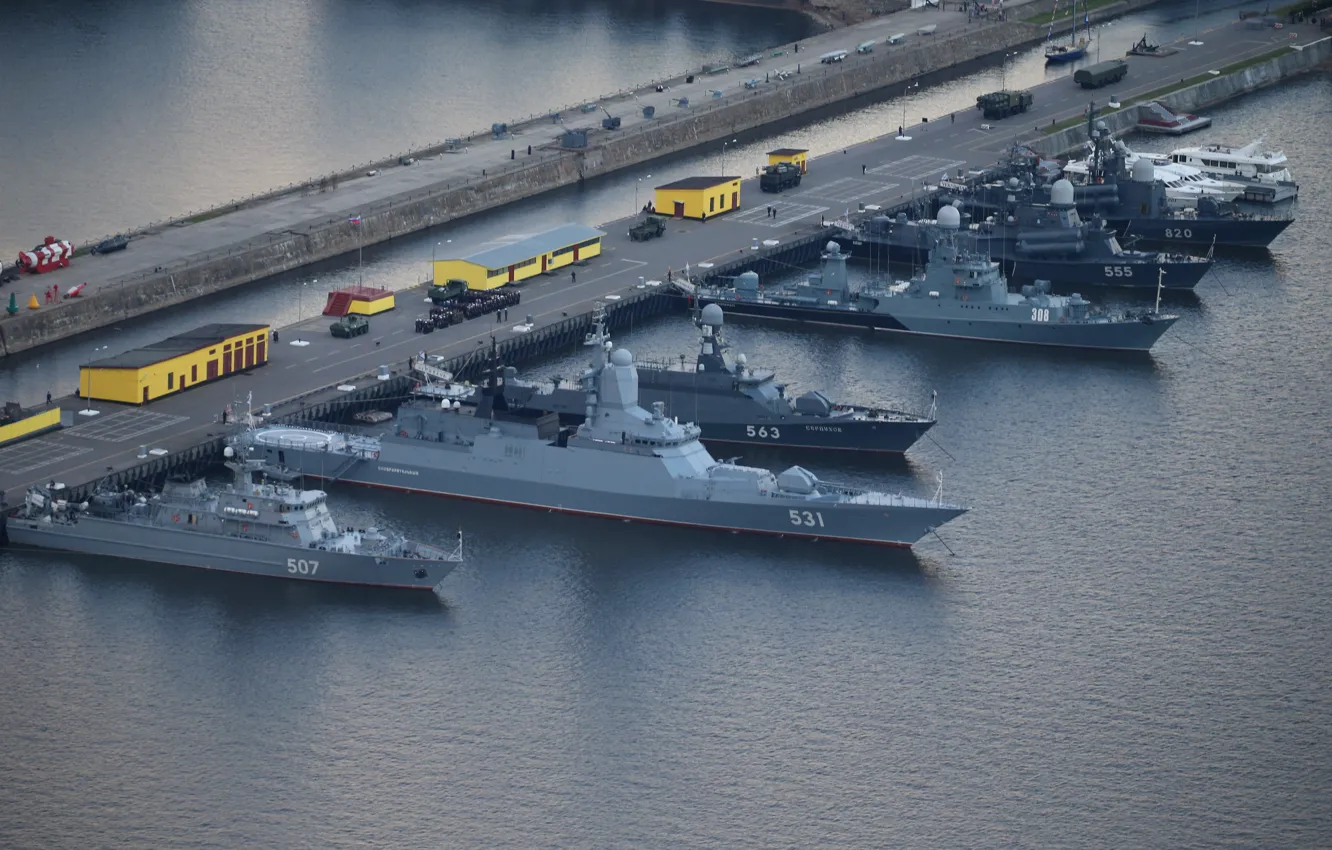 Photo wallpaper ships, base, Navy