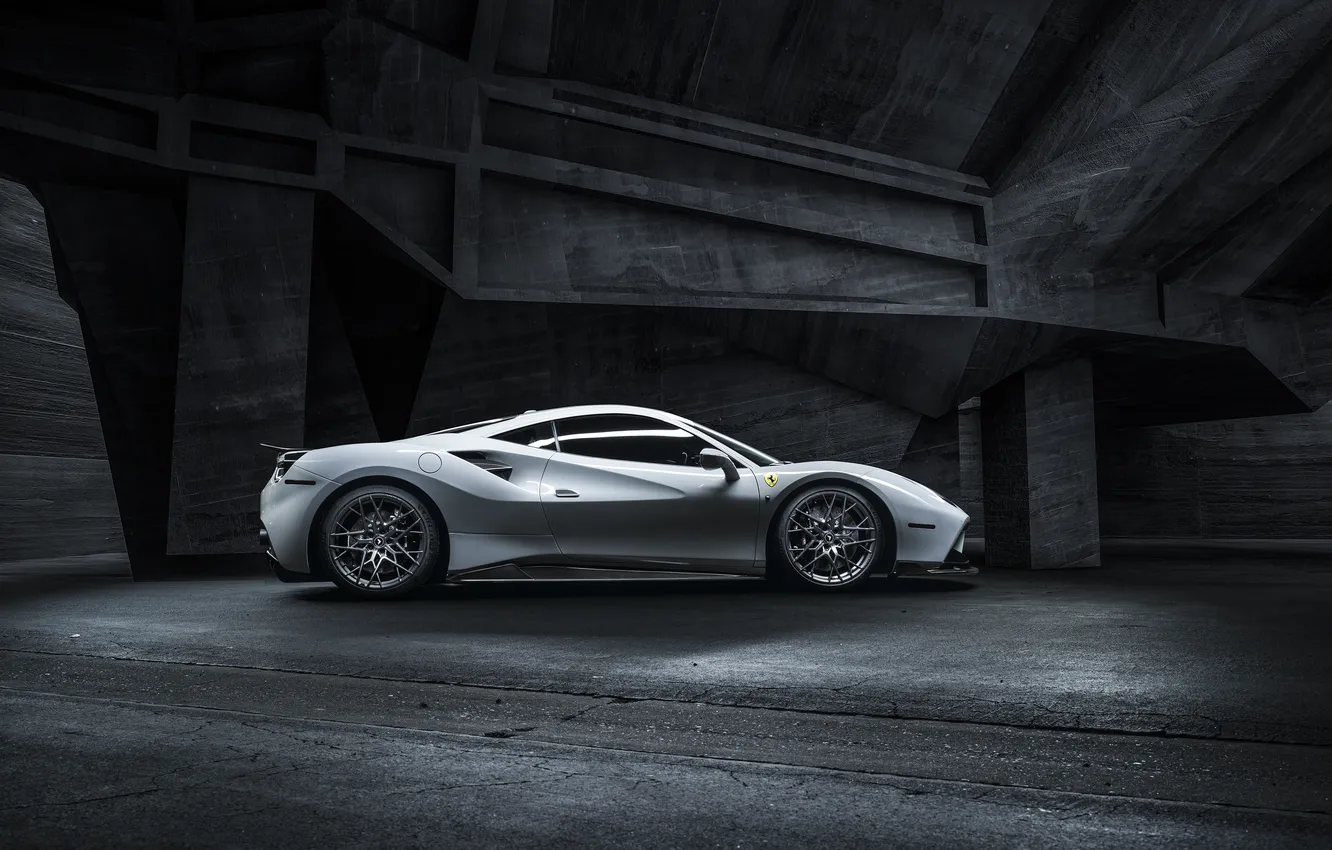 Photo wallpaper Ferrari, 488, Vorsteiner Ferrari 488 Diavolo Aero Program