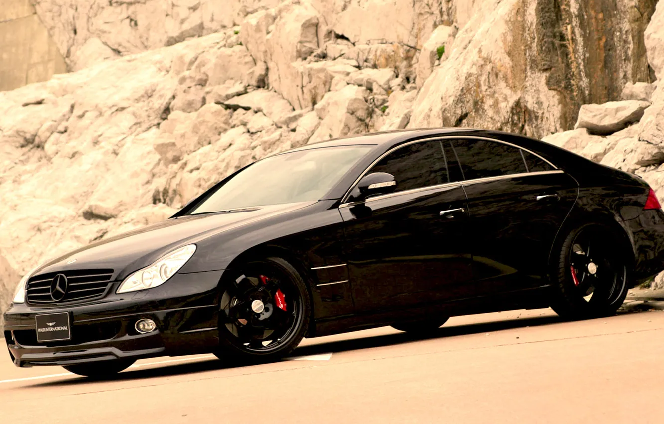 Photo wallpaper CLS, black
