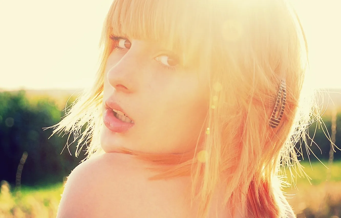 Photo wallpaper girl, photo, Wallpaper