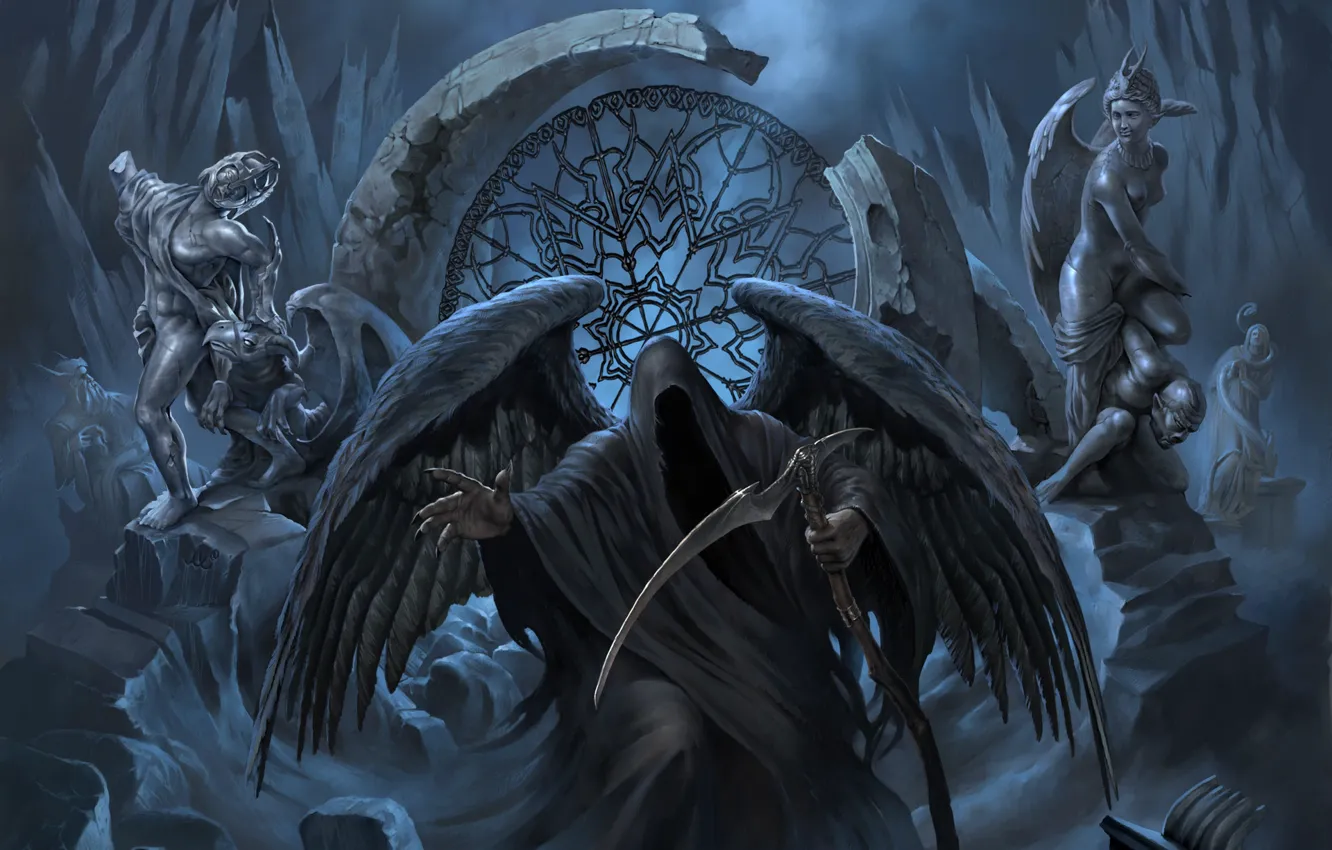 Photo wallpaper death, braid, bard songs