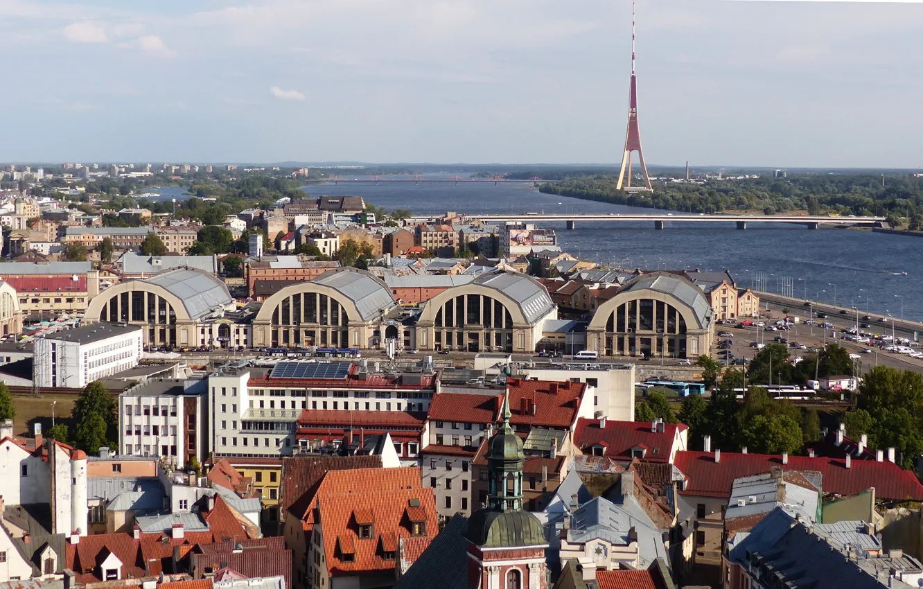 Photo wallpaper Riga, Latvia, Riga