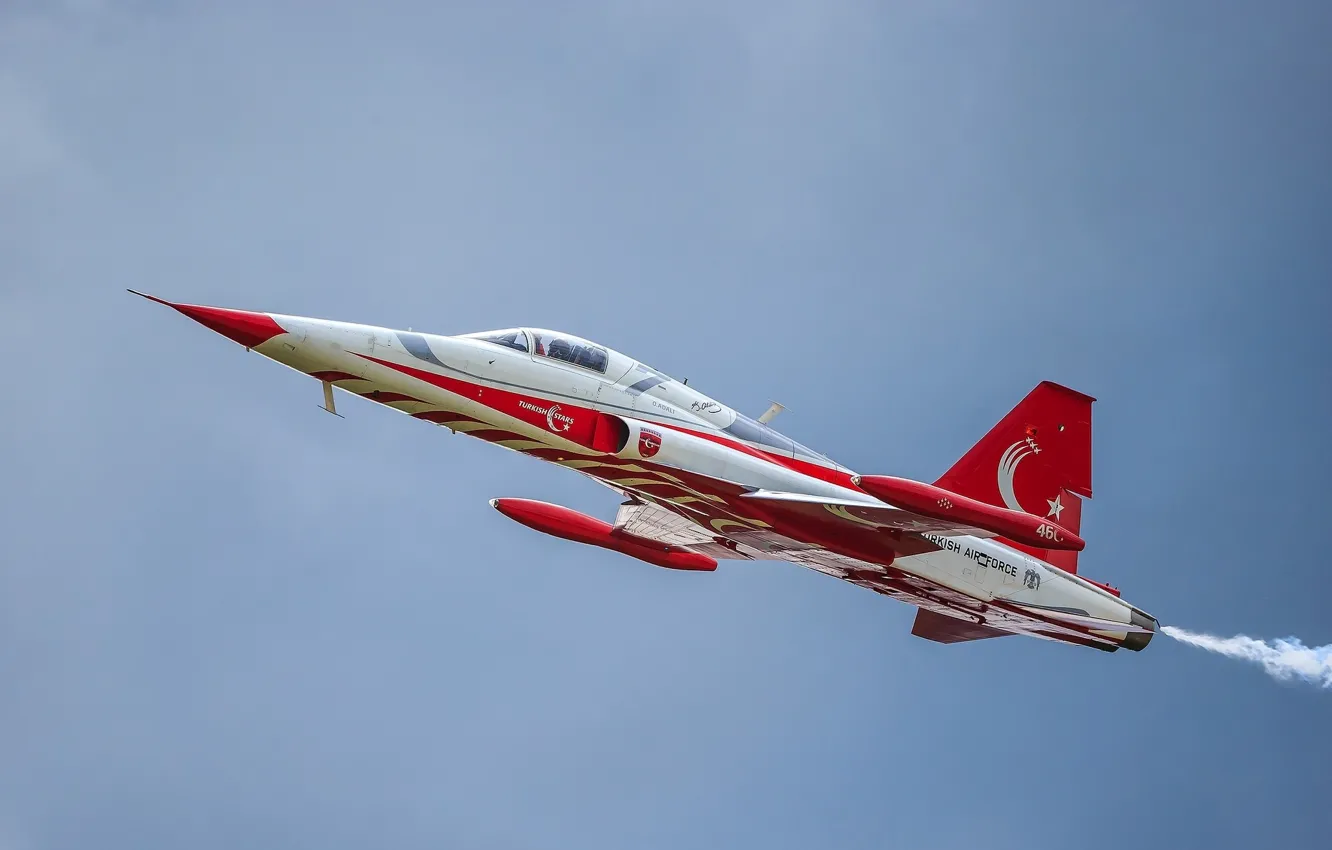 Photo wallpaper the plane, the rise, Flies, Northrop F-5